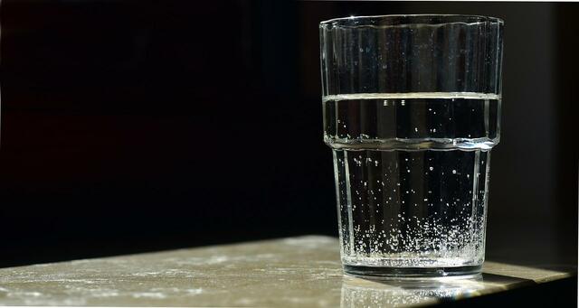 alkaline water glass
